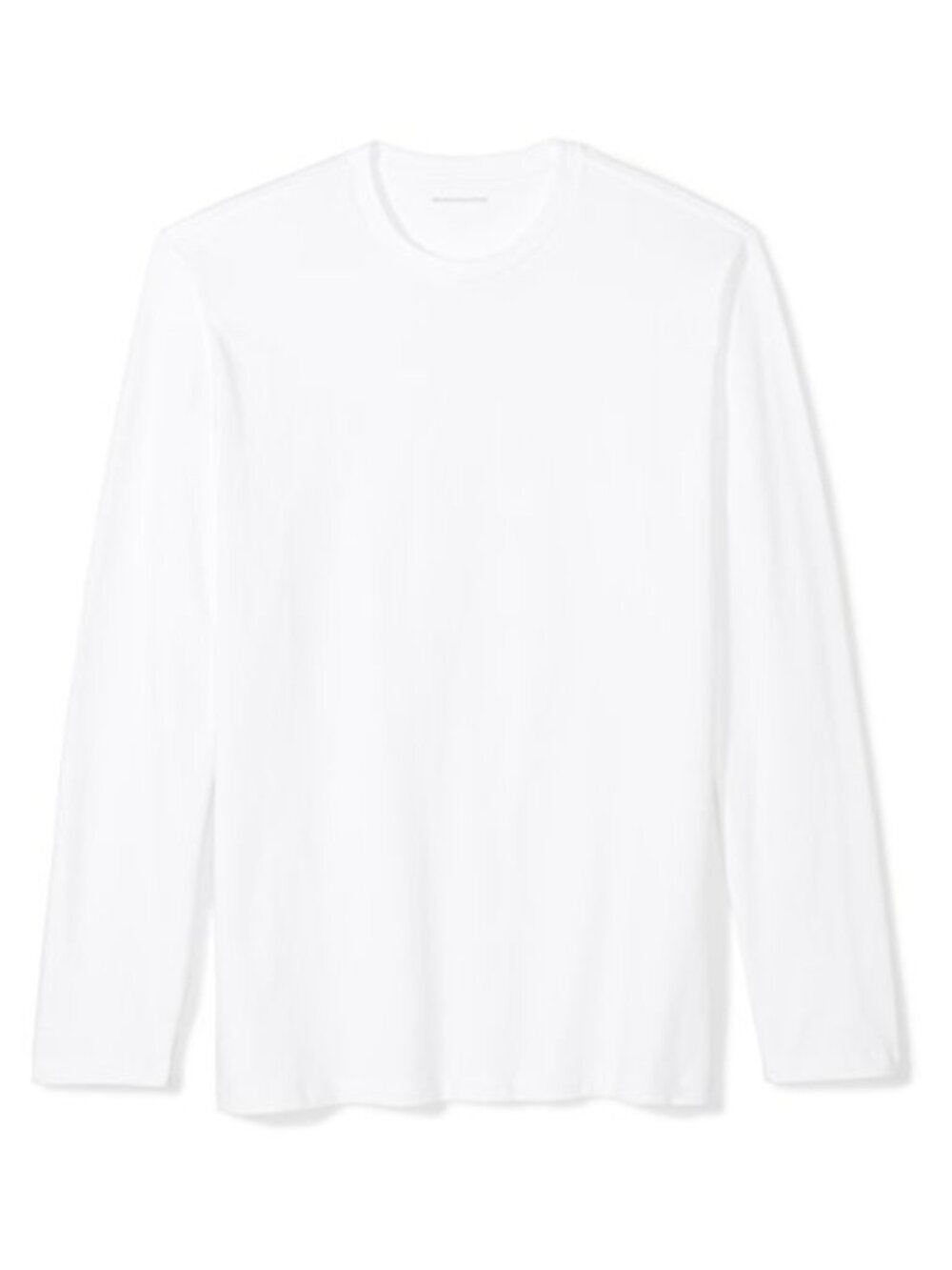 Men's Regular-Fit Long-Sleeve T-Shirt Cotton Crew Neck Casual